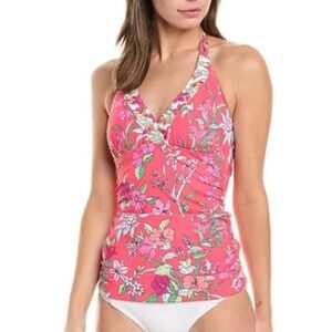 Tommy Bahama Summer Floral reversible Tankini top - Small - New